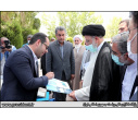 بازدید رئیس جمهور از نمایشگاه توانمندی‌های شرکت‌های دانش‌بنیان  پارک علم و فناوری جهاددانشگاهی استان کرمانشاه