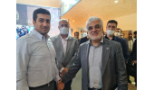 بازدید آقای دکتر محمدمهدی طهرانچی رییس دانشگاه آزاد اسلامی از غرفه پارک علم و فناوری کرمانشاه