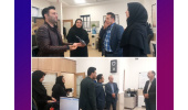 بازدید معاون راهبری پارک ها و مراکز رشد و توسعه کسب و کار ستفا از پارک علم و فناوری استان چهار محال و بختیاری